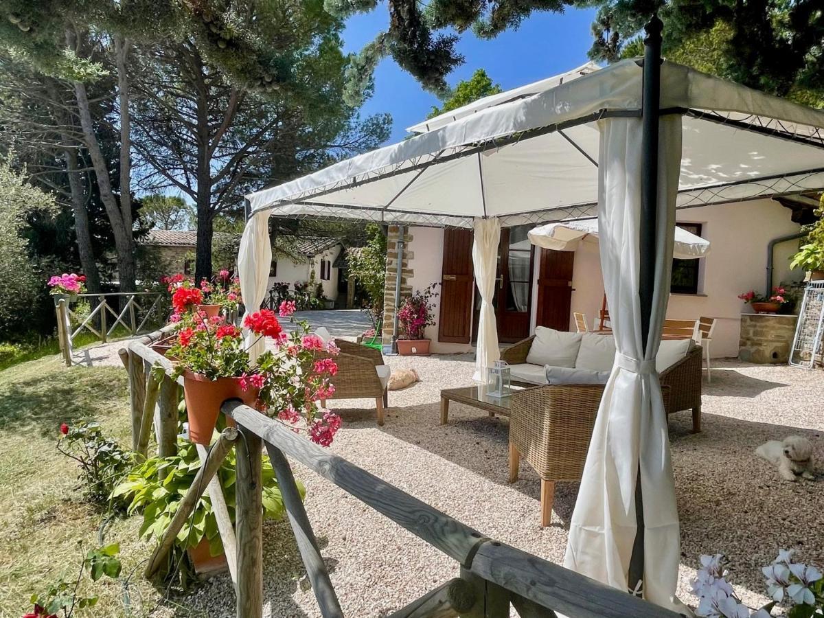 La Panoramica Gubbio - Maison De Charme - Casette E Appartamenti Self Catering Per Vacanze Meravigliose! מראה חיצוני תמונה
