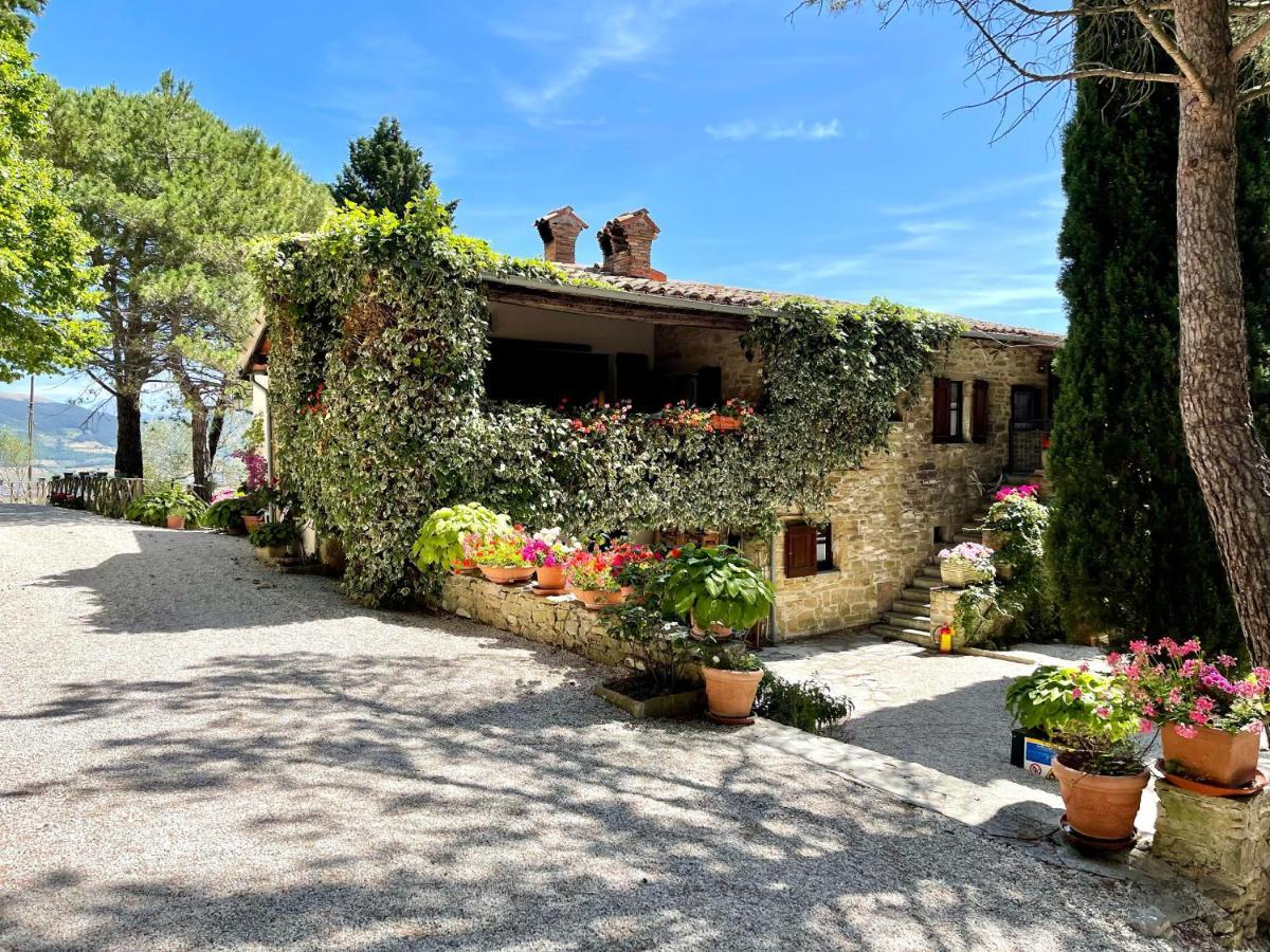 La Panoramica Gubbio - Maison De Charme - Casette E Appartamenti Self Catering Per Vacanze Meravigliose! מראה חיצוני תמונה