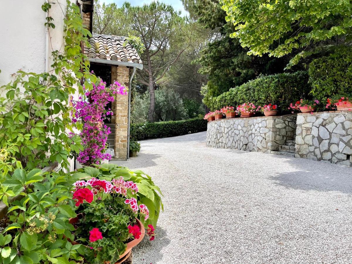 La Panoramica Gubbio - Maison De Charme - Casette E Appartamenti Self Catering Per Vacanze Meravigliose! מראה חיצוני תמונה