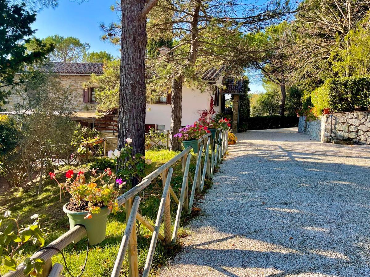 La Panoramica Gubbio - Maison De Charme - Casette E Appartamenti Self Catering Per Vacanze Meravigliose! מראה חיצוני תמונה